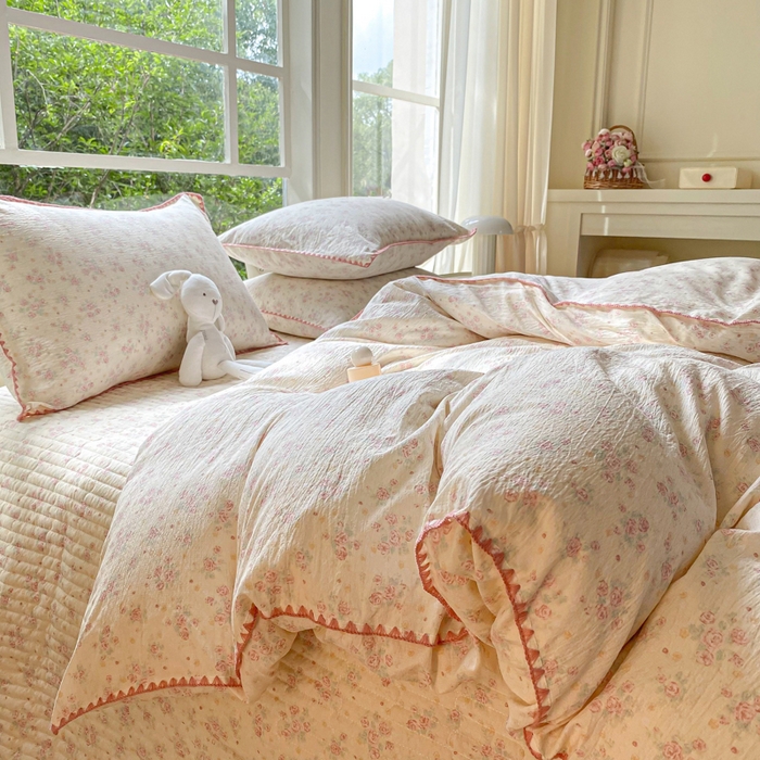 梦可莱家居 2025新款木棉床盖四件套 木兰香