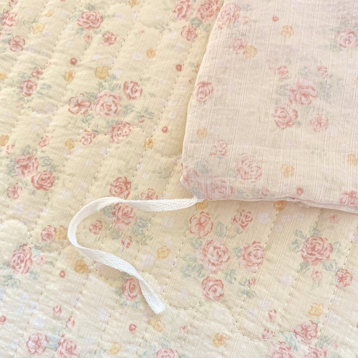 91家纺网 家纺一手货源 找家纺 梦可莱家居 2025新款木棉床盖四件套 木兰香