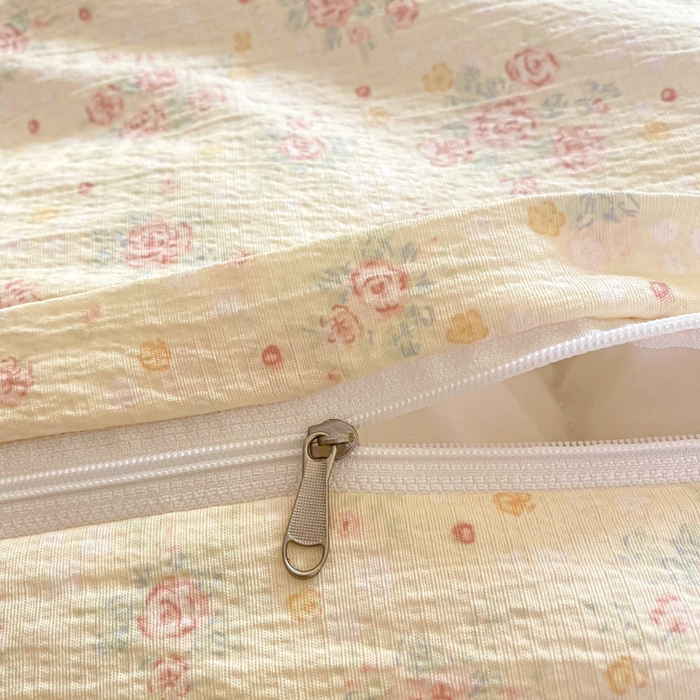 91家纺网 家纺一手货源 找家纺 梦可莱家居 2025新款木棉床盖四件套 木兰香