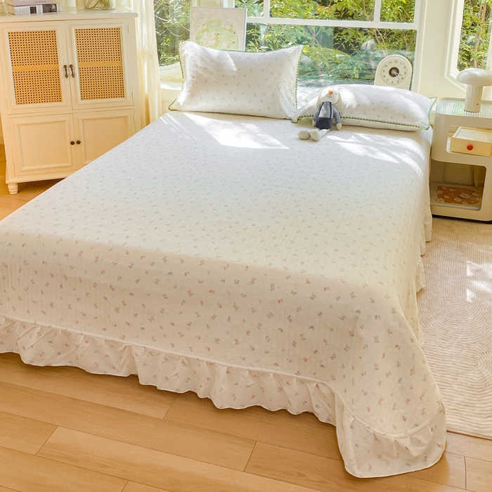 91家纺网 家纺一手货源 找家纺 梦可莱家居 2025新款木棉床盖四件套 清晰