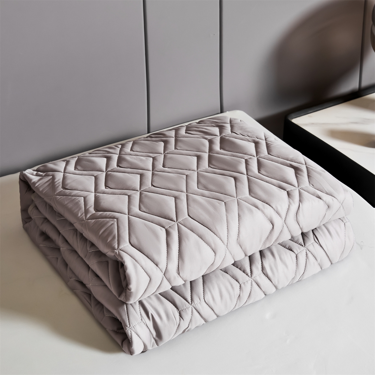 91家纺网 家纺一手货源 找家纺 优眠坊 2025新款60S全棉纯棉纯色床笠系列单床笠单品床笠单件床笠 香芋紫