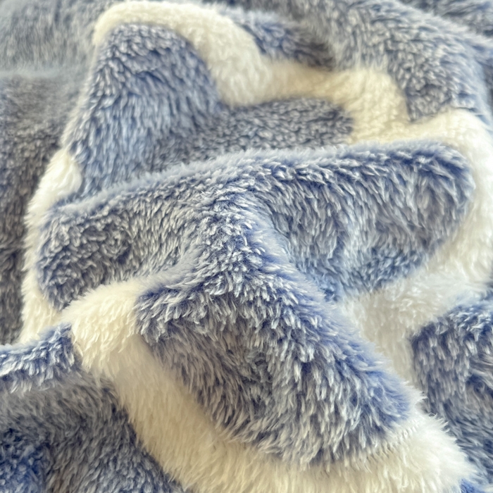 91家纺网 家纺一手货源 找家纺 川悦生活 2025新款立体雪花绒印花四件套学生床系列一场景一 奶味云朵