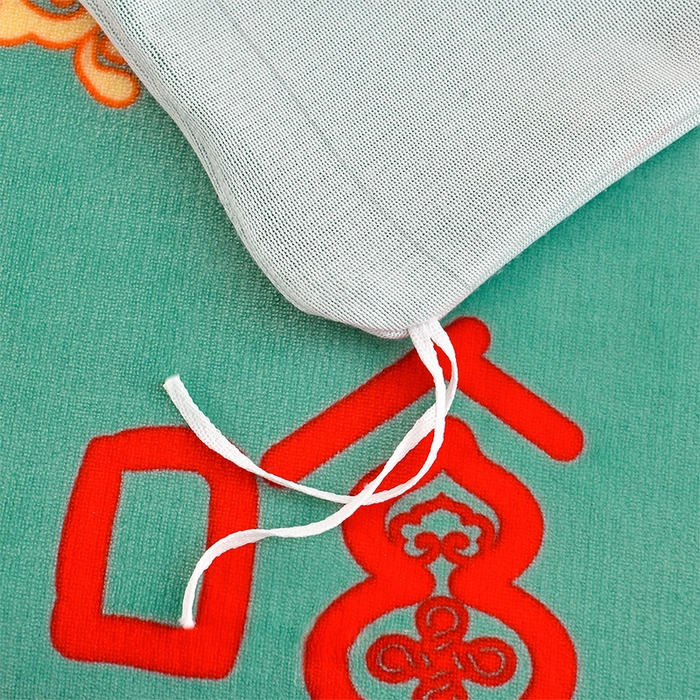 91家纺网 家纺一手货源 找家纺 馨梦缘 2025直播爆款8.5斤牛奶绒四件套加厚保暖床裙金貂绒 笑口常开 绿