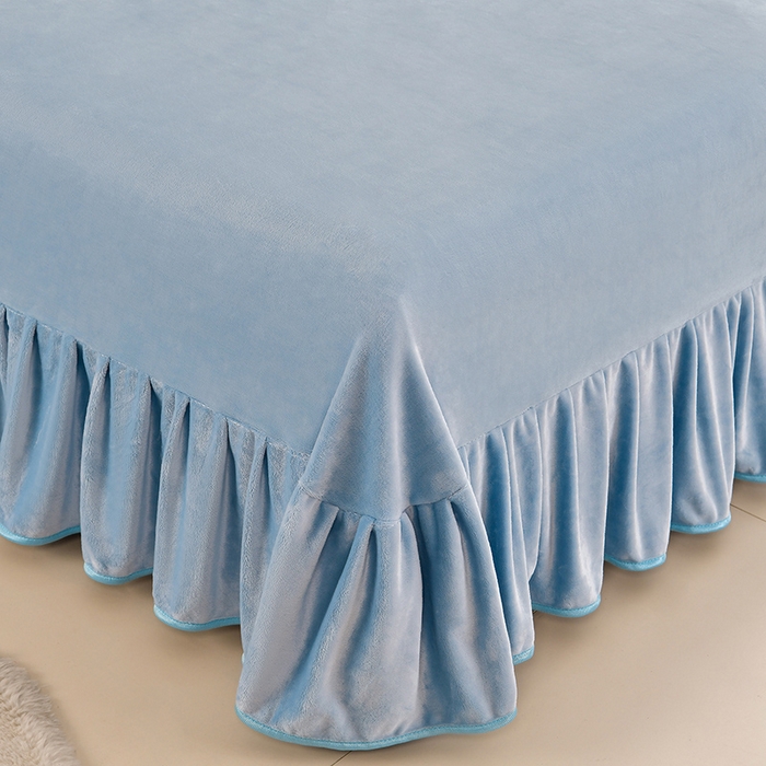 91家纺网 家纺一手货源 找家纺 馨梦缘 2025直播爆款8.5斤牛奶绒四件套加厚保暖床裙金貂绒 可爱熊