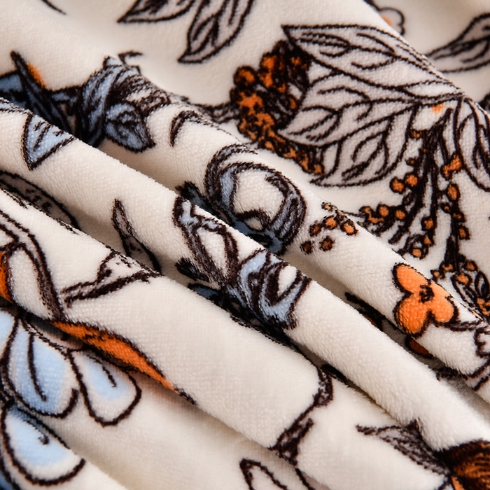 91家纺网 家纺一手货源 找家纺 馨梦缘 2025直播爆款8.5斤牛奶绒四件套加厚保暖床裙金貂绒 春华秋实