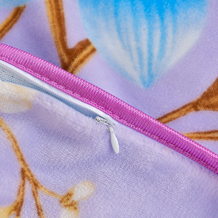 91家纺网 家纺一手货源 找家纺 馨梦缘 2025直播爆款8.5斤牛奶绒四件套加厚保暖床裙金貂绒 陌上花开