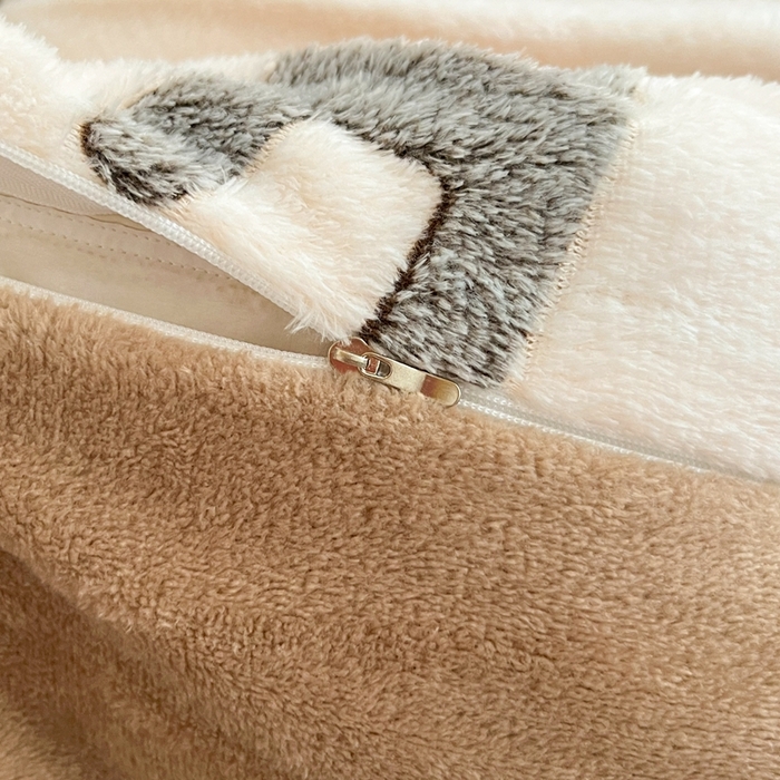 91家纺网 家纺一手货源 找家纺 川悦生活 2025新款立体雪花绒印花四件套学生床系列一场景一 可可小狗