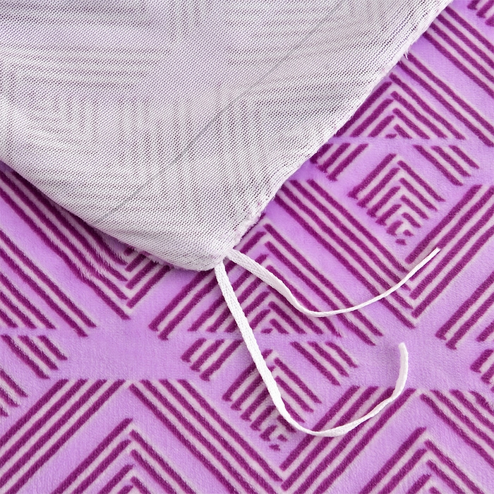 91家纺网 家纺一手货源 找家纺 馨梦缘 2025直播爆款8.5斤牛奶绒四件套加厚保暖床裙金貂绒 紫气东来