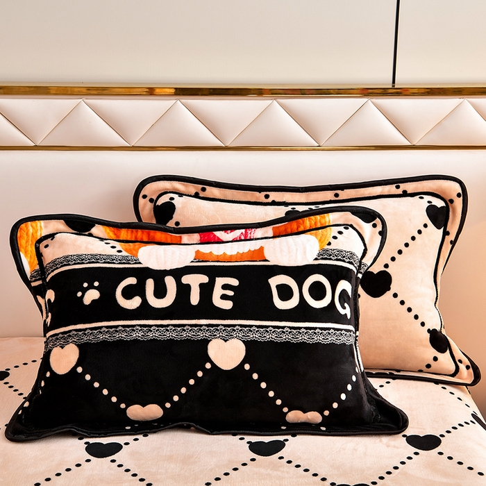 91家纺网 家纺一手货源 找家纺 馨梦缘 2025直播爆款8.5斤牛奶绒四件套加厚保暖床裙金貂绒 旺财