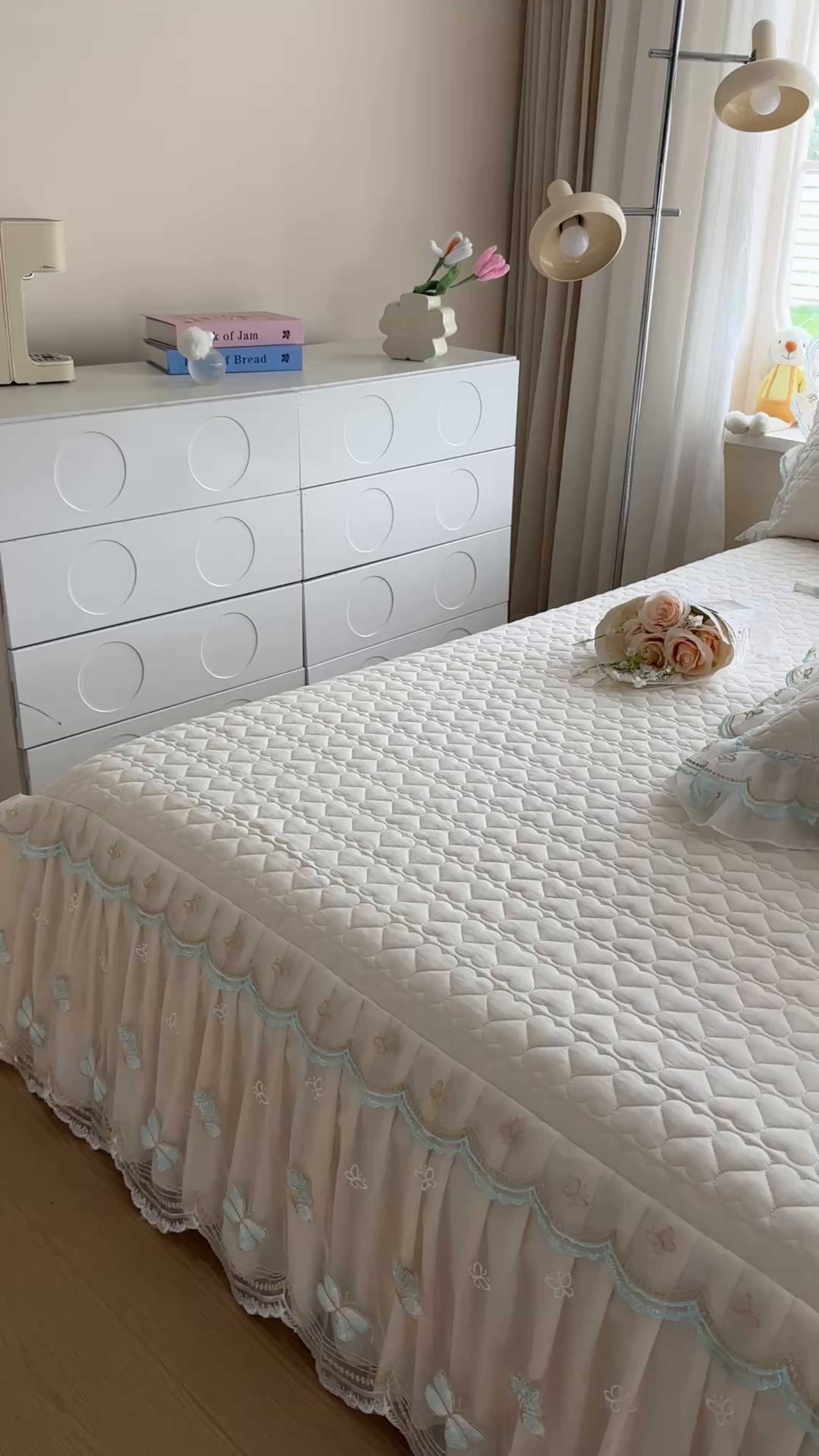 91家纺网 家纺一手货源 找家纺 （总）罗艺轩 2025新款全棉纯棉斜纹花边单床裙床裙单件单品床裙（控价：1.5m145 1.8x2.0m150 1.8x2.2m155 2.0x2.2m160）