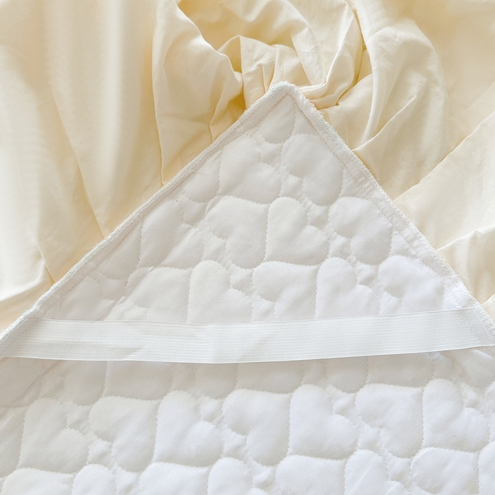 91家纺网 家纺一手货源 找家纺 罗艺轩 2025新款全棉纯棉斜纹花边单床裙床裙单件单品床裙 蓝蝴蝶-白色