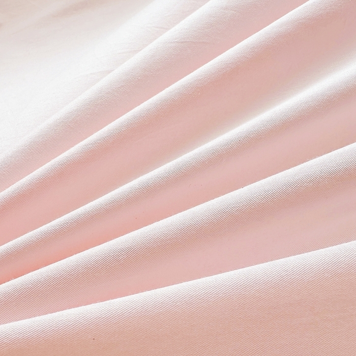 91家纺网 家纺一手货源 找家纺 罗艺轩 2025新款全棉纯棉斜纹花边单床裙床裙单件单品床裙 蓝蝴蝶-粉色