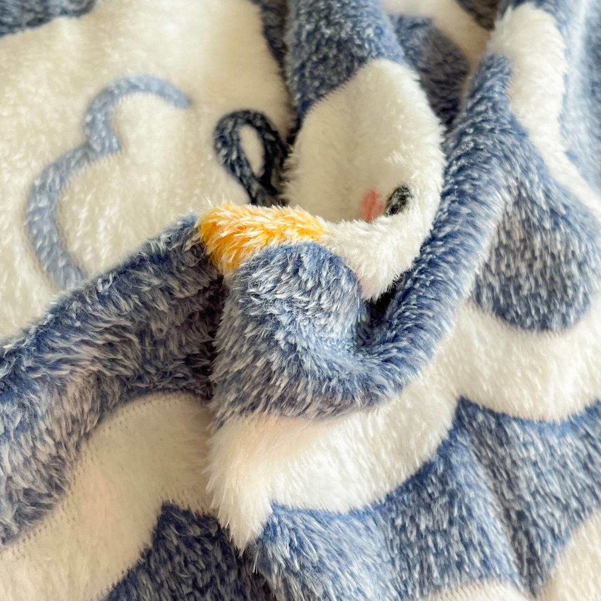 91家纺网 家纺一手货源 找家纺 川悦生活 2025新款雪花绒宿舍床笠款三件套 快乐鸭鸭