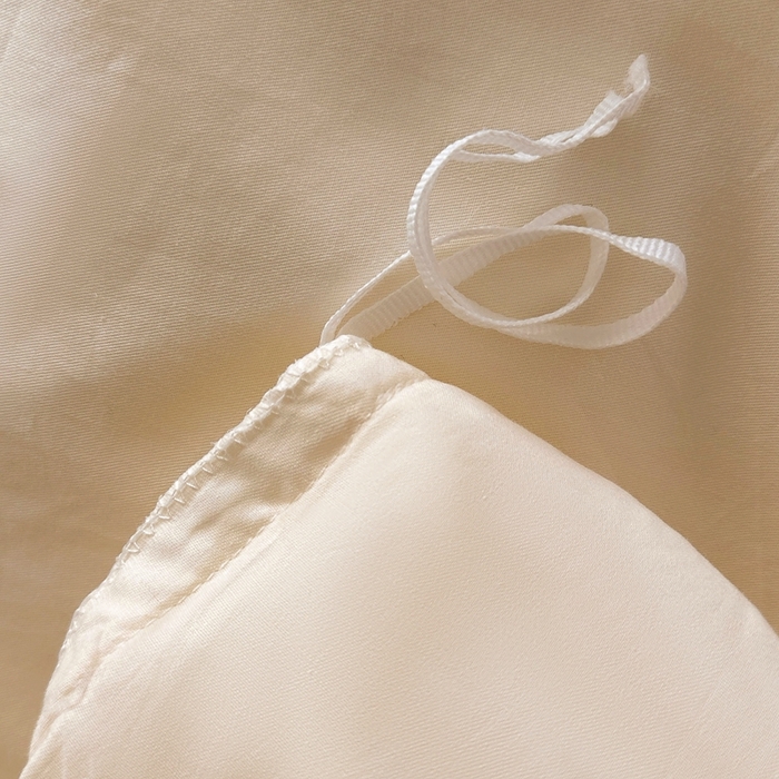 91家纺网 家纺一手货源 找家纺 罗艺轩 2025新款全棉纯棉斜纹花边单床裙床裙单件单品床裙 蓝蝴蝶-咖色