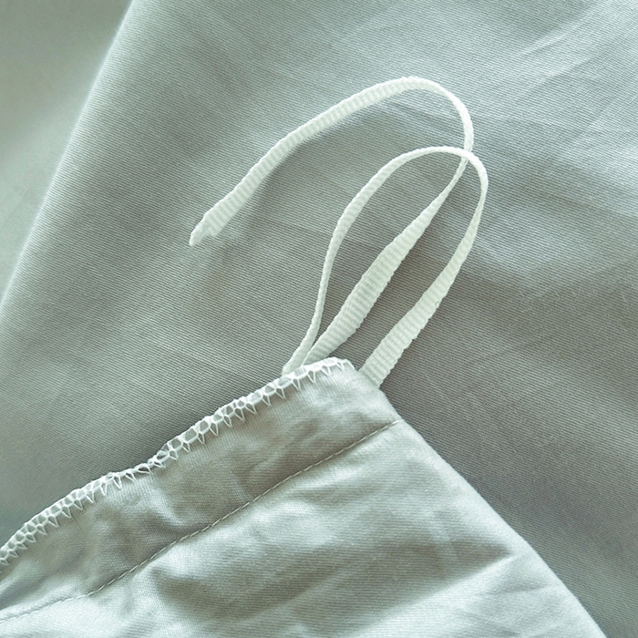 91家纺网 家纺一手货源 找家纺 罗艺轩 2025新款全棉纯棉斜纹花边单床裙床裙单件单品床裙 蓝蝴蝶-绿色