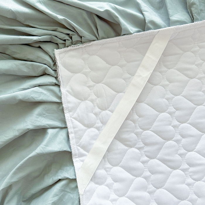 91家纺网 家纺一手货源 找家纺 罗艺轩 2025新款全棉纯棉斜纹花边单床裙床裙单件单品床裙 蓝蝴蝶-绿色