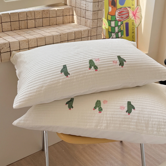 91家纺网 家纺一手货源 找家纺 （总）优悦生活馆 2025新款皱皱纱夹棉刺绣系列床盖