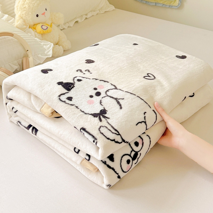 91家纺网 家纺一手货源 找家纺 （总）启发毛毯 2025新款高克重双面牛奶绒盖毯休闲毯毛毯