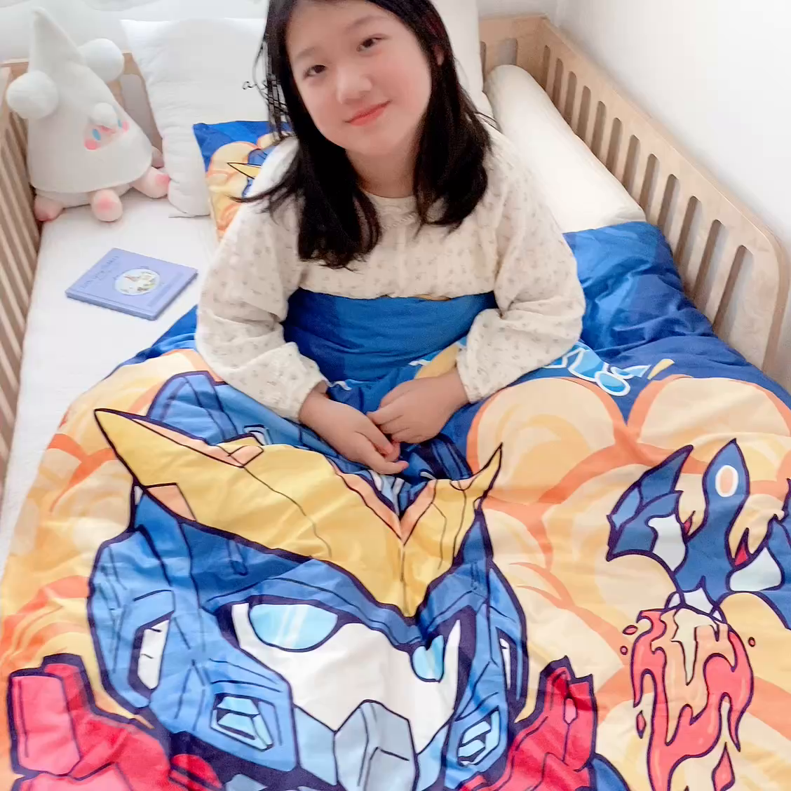 91家纺网 家纺一手货源 找家纺 （总）萌宝家纺 2025新款幼儿园大版豆豆绒三件套婴儿绒六件套