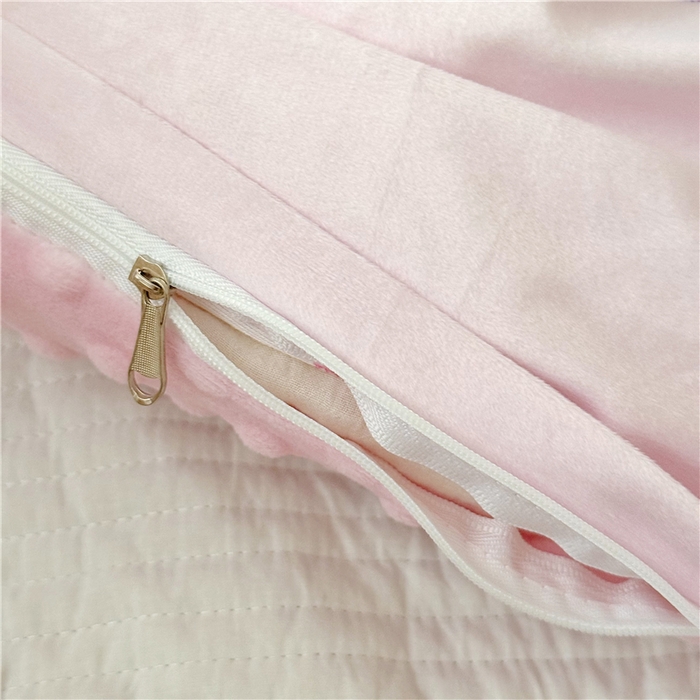 91家纺网 家纺一手货源 找家纺 萌宝家纺 2025新款幼儿园大版豆豆绒三件套婴儿绒六件套 人鱼公主