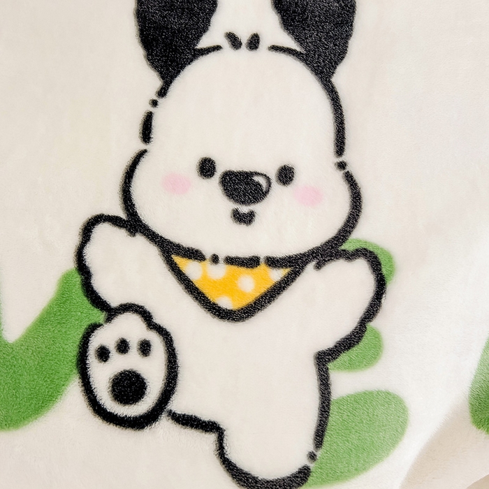 91家纺网 家纺一手货源 找家纺 启发毛毯 2025新款高克重双面牛奶绒盖毯 字母狗