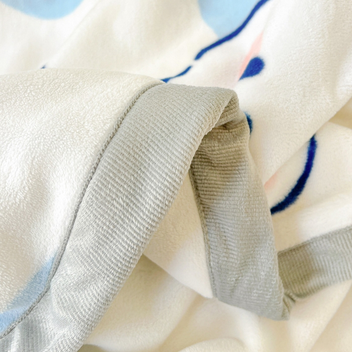 91家纺网 家纺一手货源 找家纺 启发毛毯 2025新款高克重双面牛奶绒盖毯 海盐兔兔