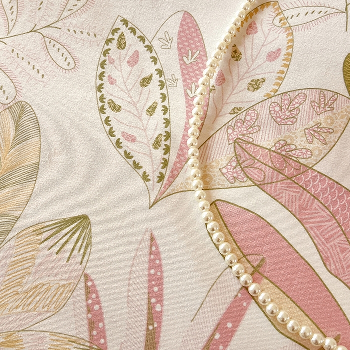 91家纺网 家纺一手货源 找家纺 梧桐树 2025新款全棉100%棉磨毛花卉简约系列四件套 麦吉粉