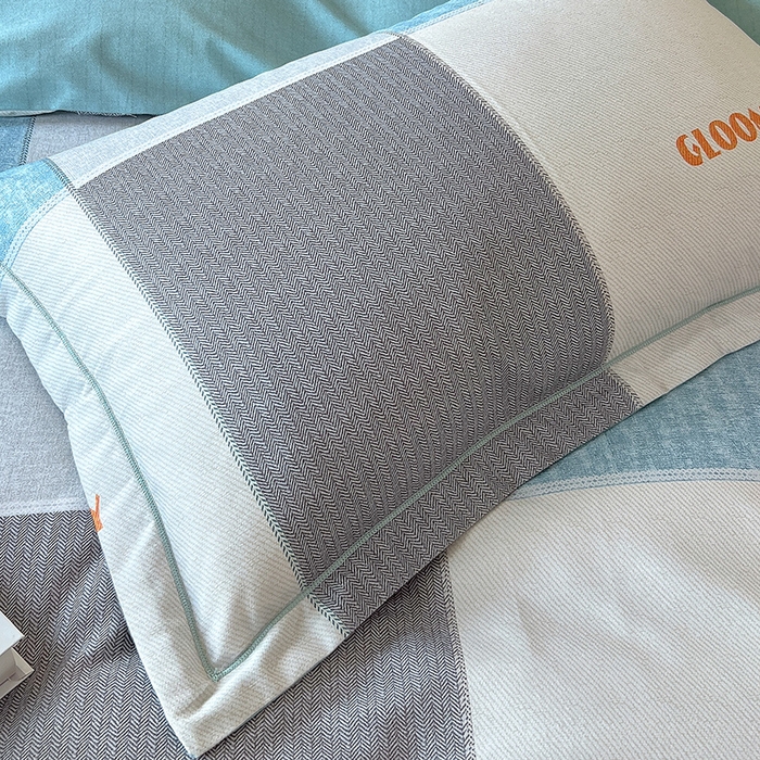 91家纺网 家纺一手货源 找家纺 梧桐树 2025新款全棉100%棉磨毛花卉简约系列四件套 观野