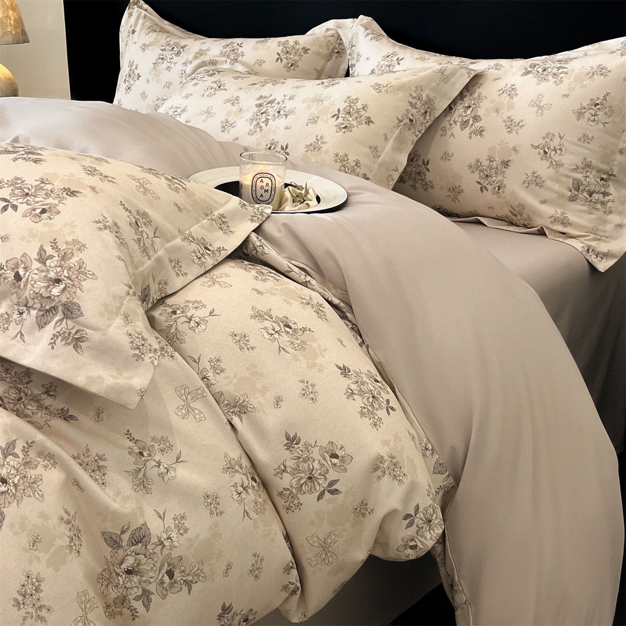 91家纺网 家纺一手货源 找家纺 （总）笙意家纺 2025新款A类全棉纯棉磨毛刺绣印花四件套