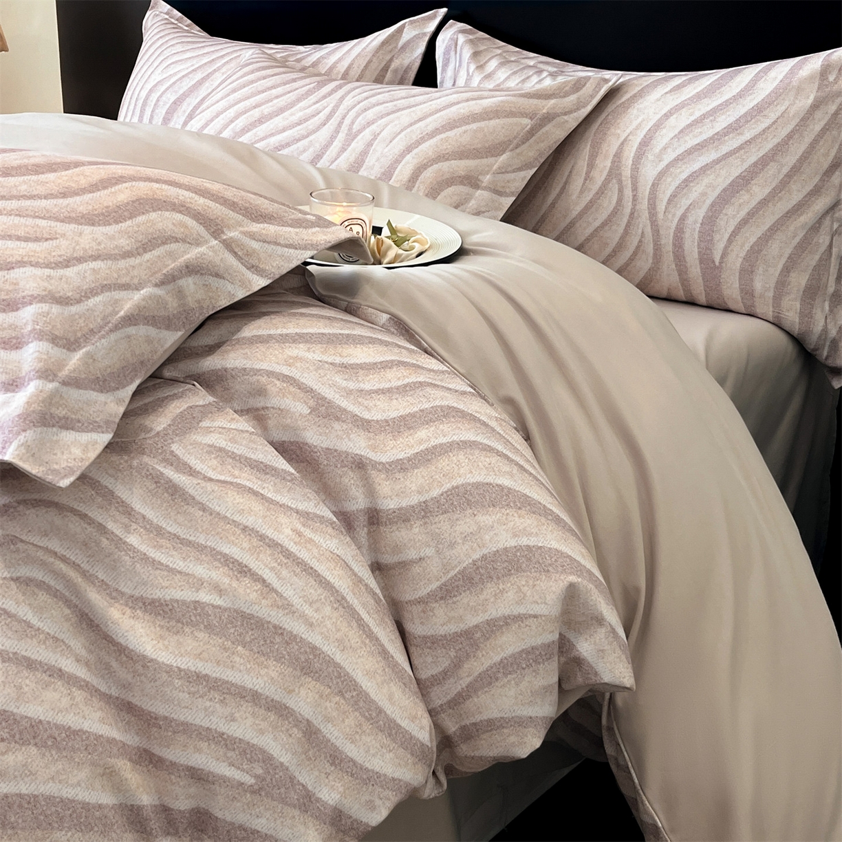 91家纺网 家纺一手货源 找家纺 （总）笙意家纺 2025新款A类全棉纯棉磨毛刺绣印花四件套