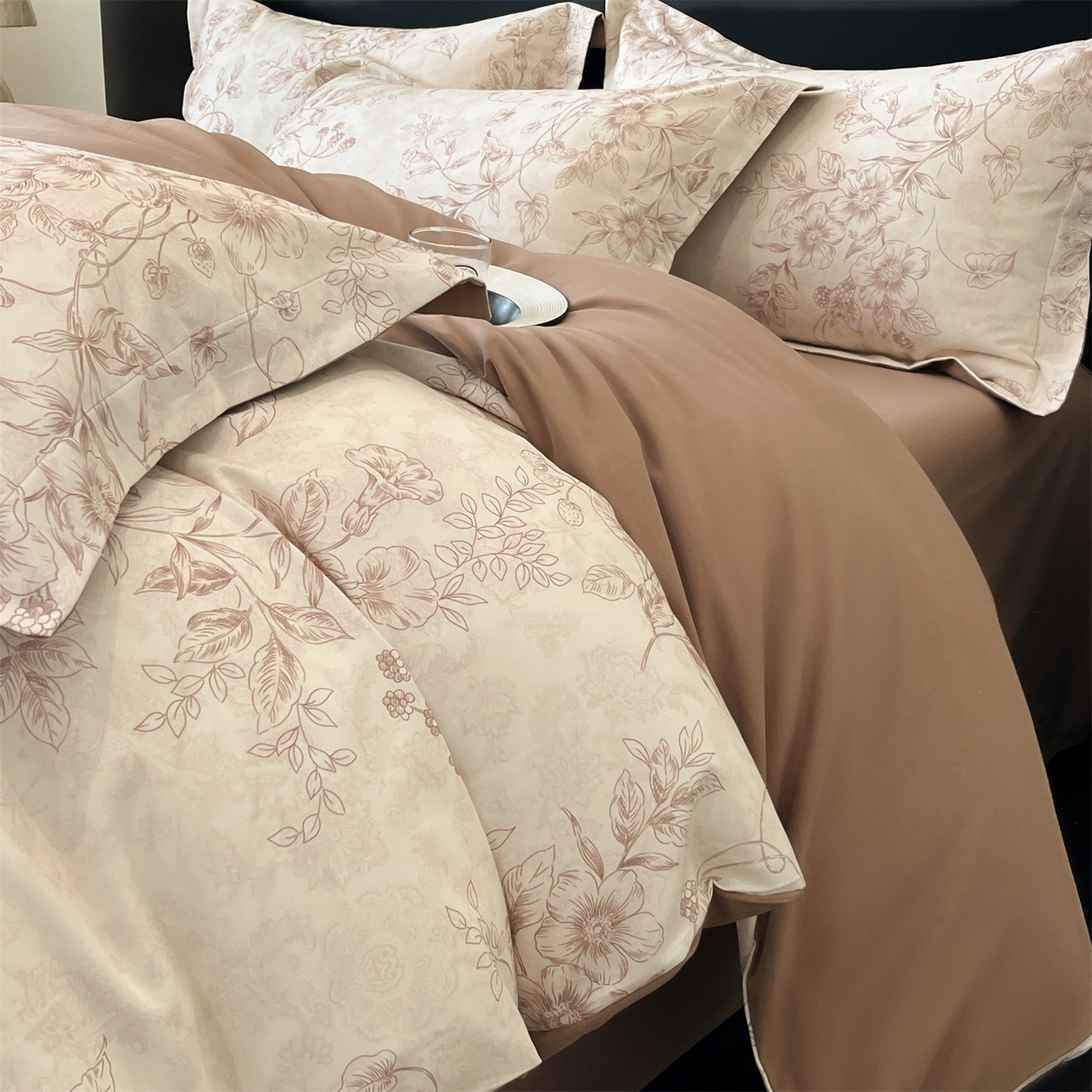 91家纺网 家纺一手货源 找家纺 （总）笙意家纺 2025新款A类全棉纯棉磨毛刺绣印花四件套