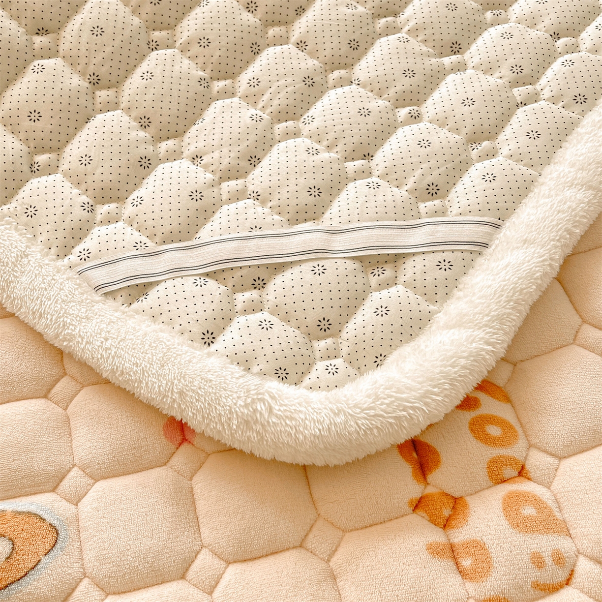 91家纺网 家纺一手货源 找家纺 雯豆家纺 2025新款加厚床垫床褥子牛奶绒床褥床护垫学生宿舍垫子铺底 牛奶绒床褥-甜心布布