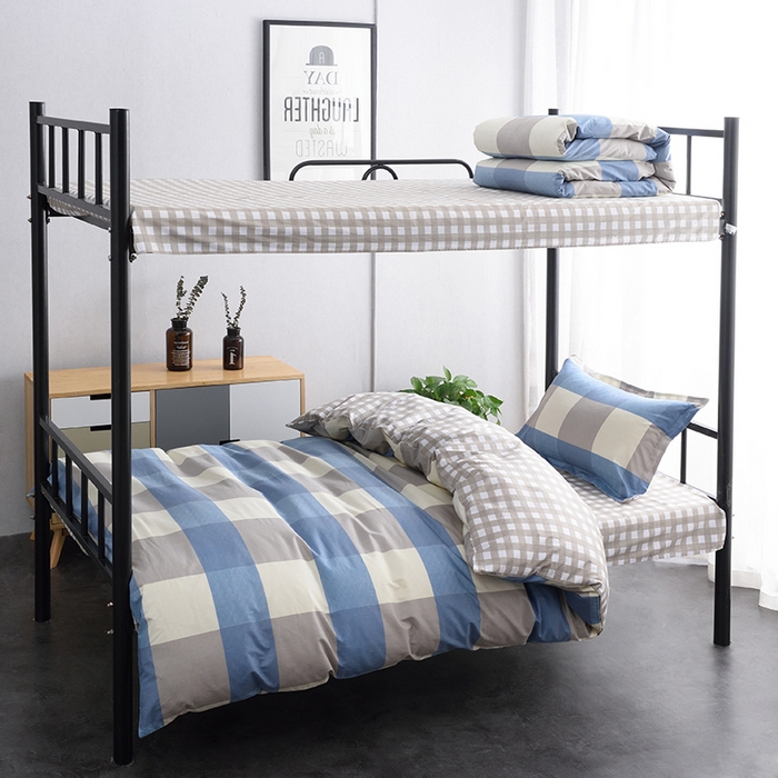 梦洋家纺 2025新款色布学生款三件套系列--印花款 格莱姆