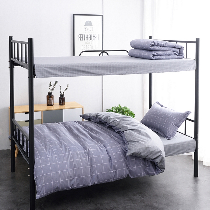 91家纺网 家纺一手货源 找家纺 梦洋家纺 2025新款色布学生款三件套系列--印花款 品格人生