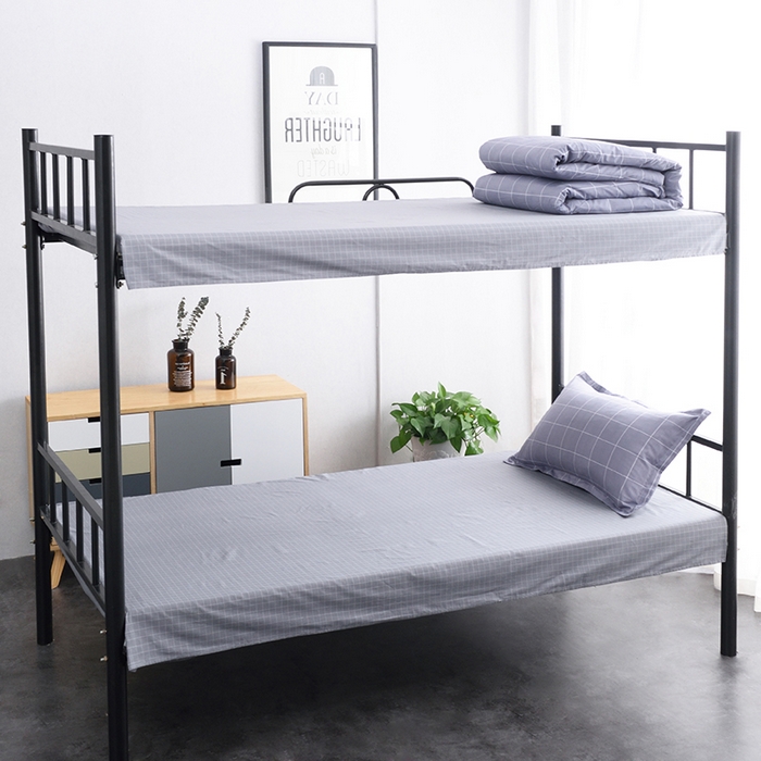 91家纺网 家纺一手货源 找家纺 梦洋家纺 2025新款色布学生款三件套系列--印花款 品格人生