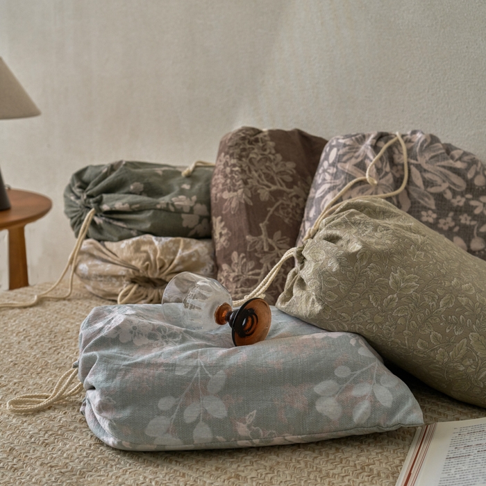 91家纺网 家纺一手货源 找家纺 （总）漫仙阁家纺 2025新款秋冬新款复古风高端原麻四件套