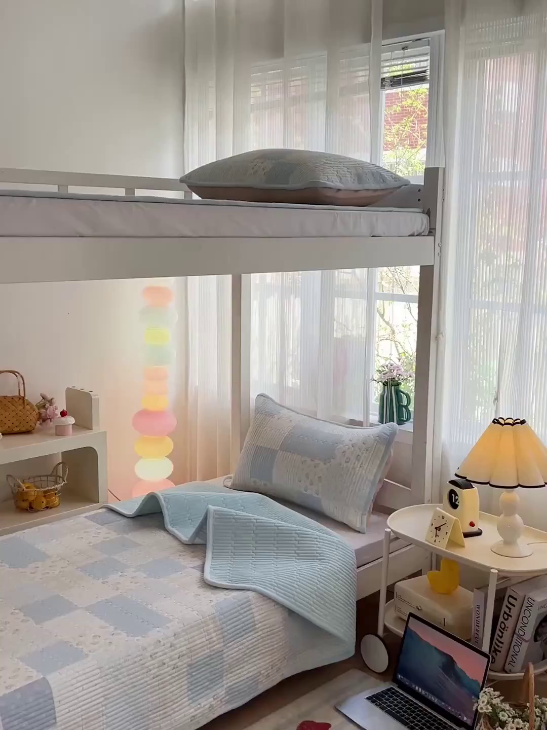 91家纺网 家纺一手货源 找家纺 恒尚居 2025新款学生床盖纯棉牛奶绒 正反两用夹棉床单床垫-秋冬款 四季通用-系列二 芳菲-蓝【A纯棉-B宝宝绒】