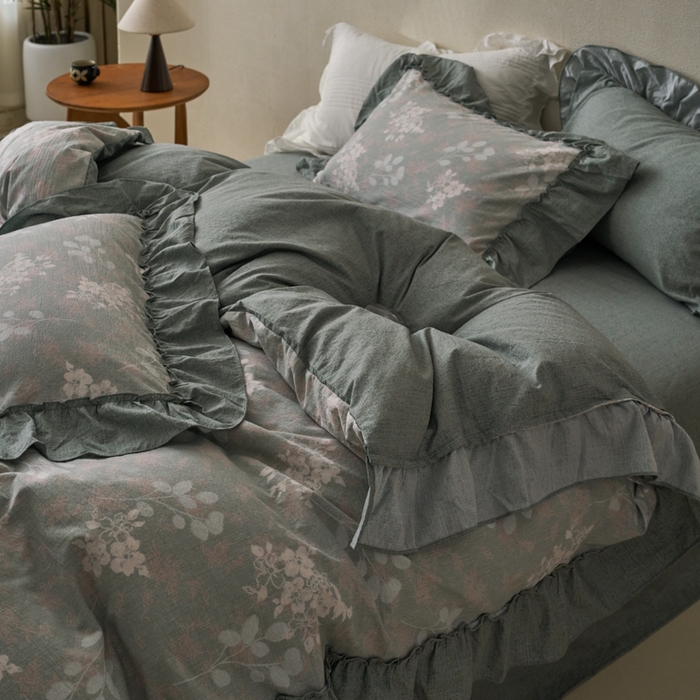 91家纺网 家纺一手货源 找家纺 （总）漫仙阁家纺 2025新款秋冬新款复古风高端原麻四件套