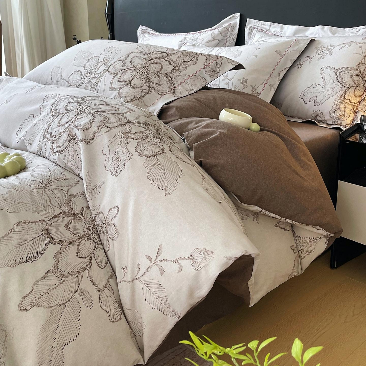 91家纺网 家纺一手货源 找家纺 （总）麦田家纺 2025新款疆大白全棉纯棉加厚生态磨毛四件套