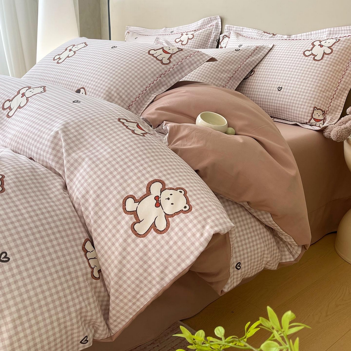 91家纺网 家纺一手货源 找家纺 （总）麦田家纺 2025新款疆大白全棉纯棉加厚生态磨毛四件套