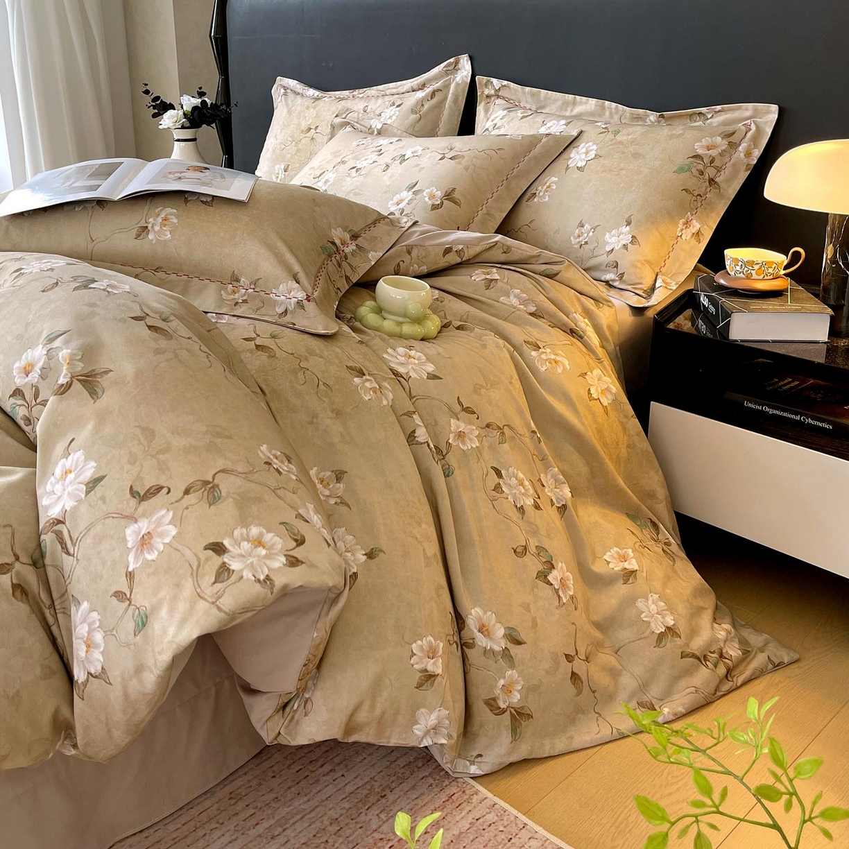 91家纺网 家纺一手货源 找家纺 （总）麦田家纺 2025新款疆大白全棉纯棉加厚生态磨毛四件套