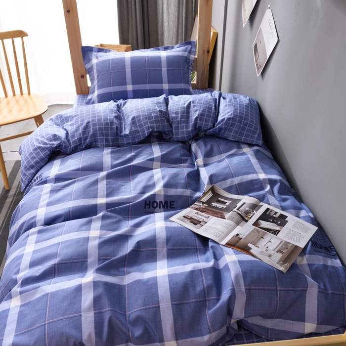 91家纺网 家纺一手货源 找家纺 梦洋家纺 2025新款色布学生款三件套系列--印花款 眷恋