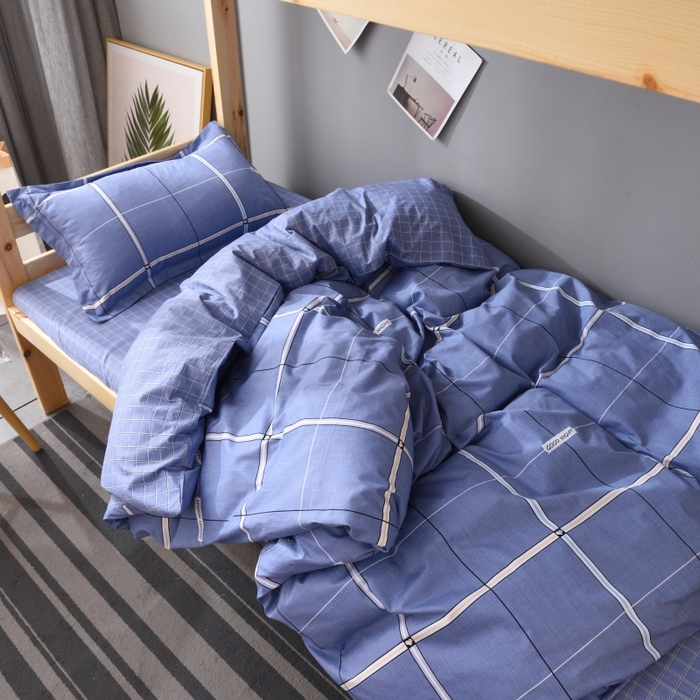 梦洋家纺 2025新款色布学生款三件套系列--印花款 西雅图