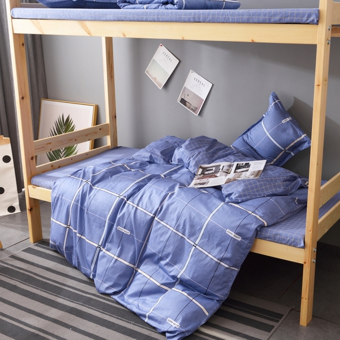 91家纺网 家纺一手货源 找家纺 梦洋家纺 2025新款色布学生款三件套系列--印花款 西雅图