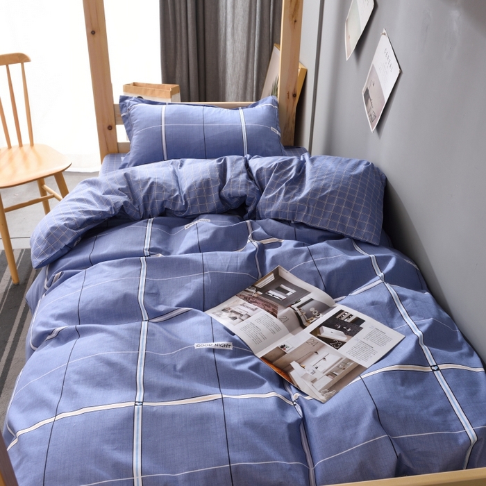 91家纺网 家纺一手货源 找家纺 梦洋家纺 2025新款色布学生款三件套系列--印花款 西雅图