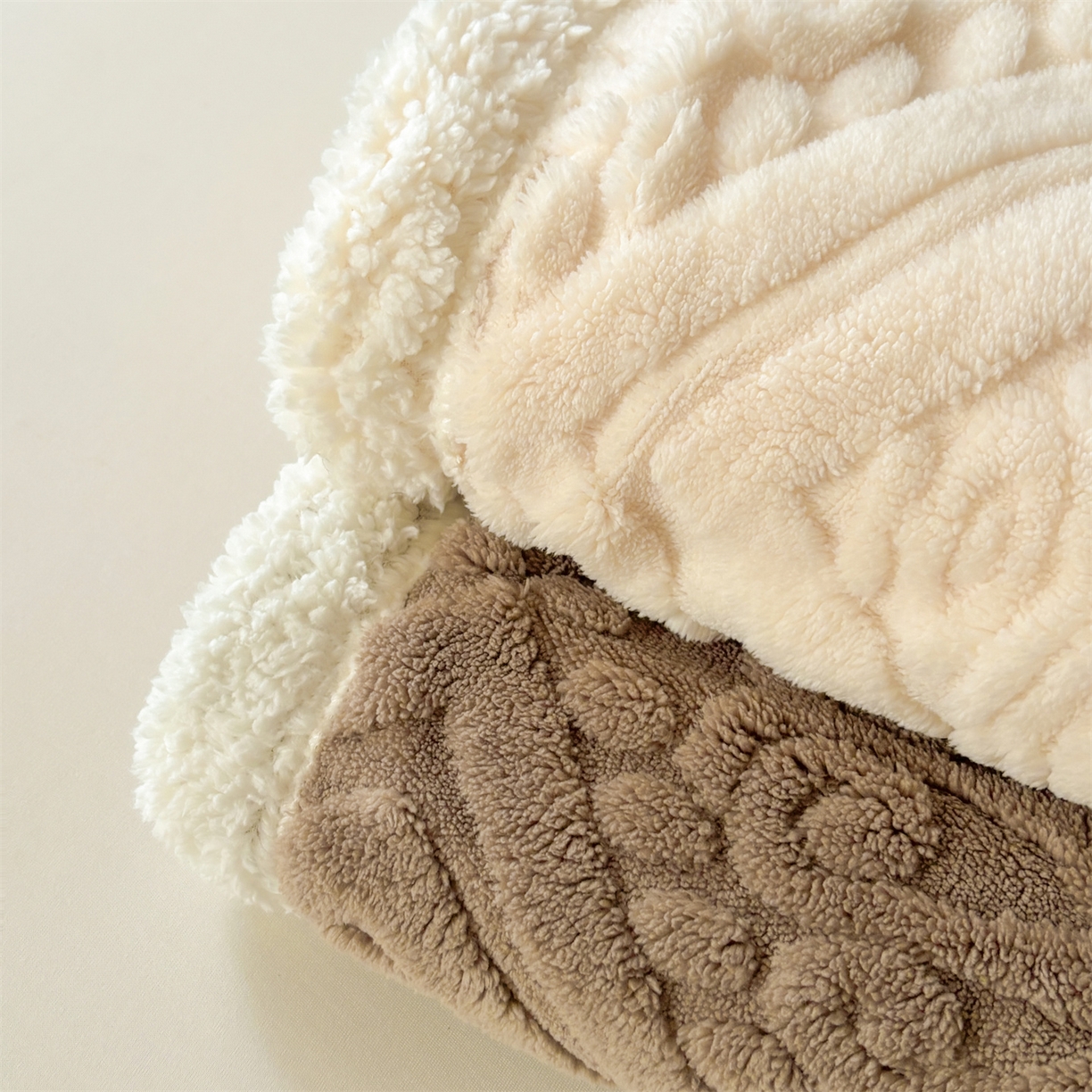 雯豆家纺 2025秋冬新款塔芙绒毛毯被套两用毯子办公室居家披肩毯盖毯毯子-英伦 组合图仅供参考不可下单