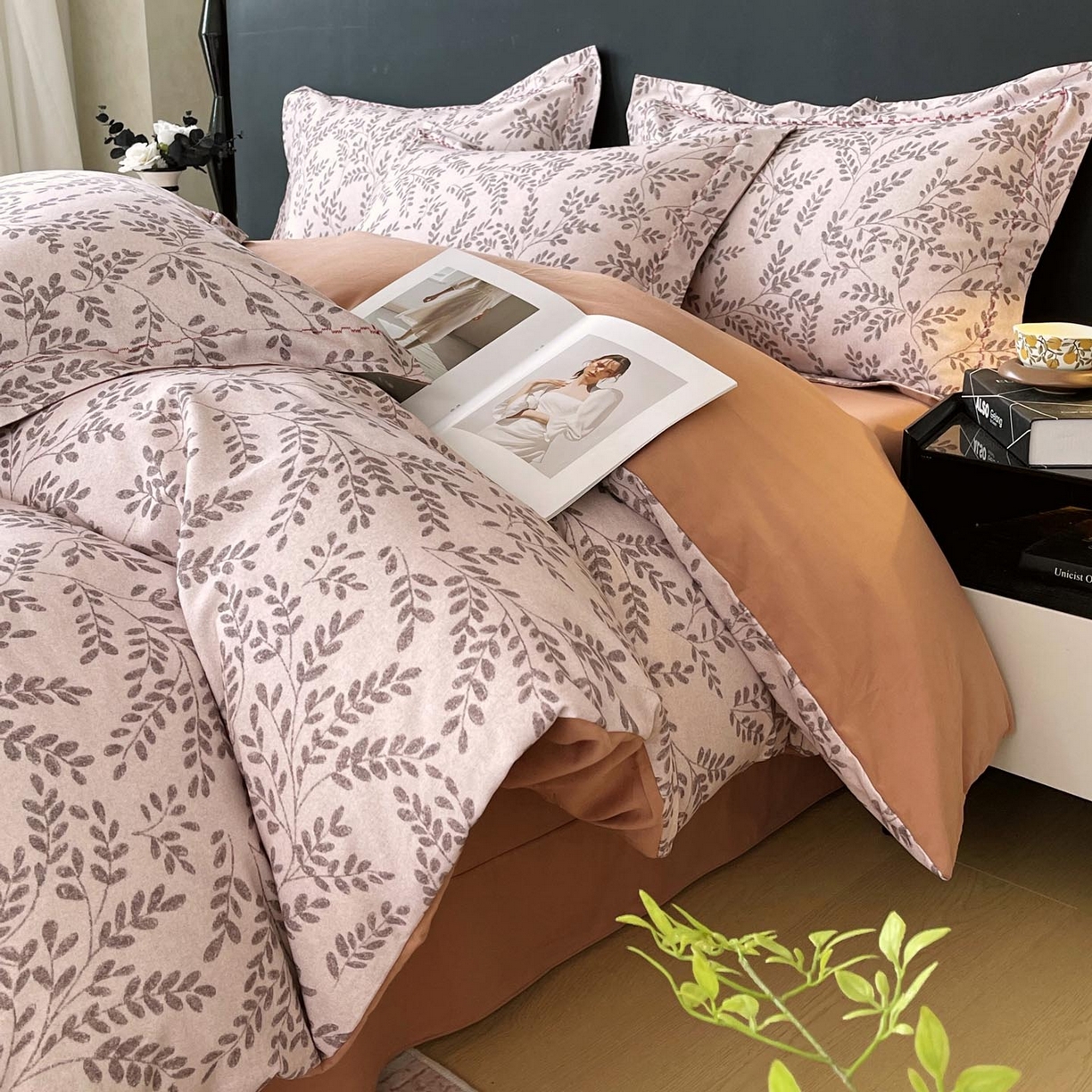 91家纺网 家纺一手货源 找家纺 麦田家纺 2025新款疆大白全棉纯棉加厚生态磨毛四件套 蔓舒