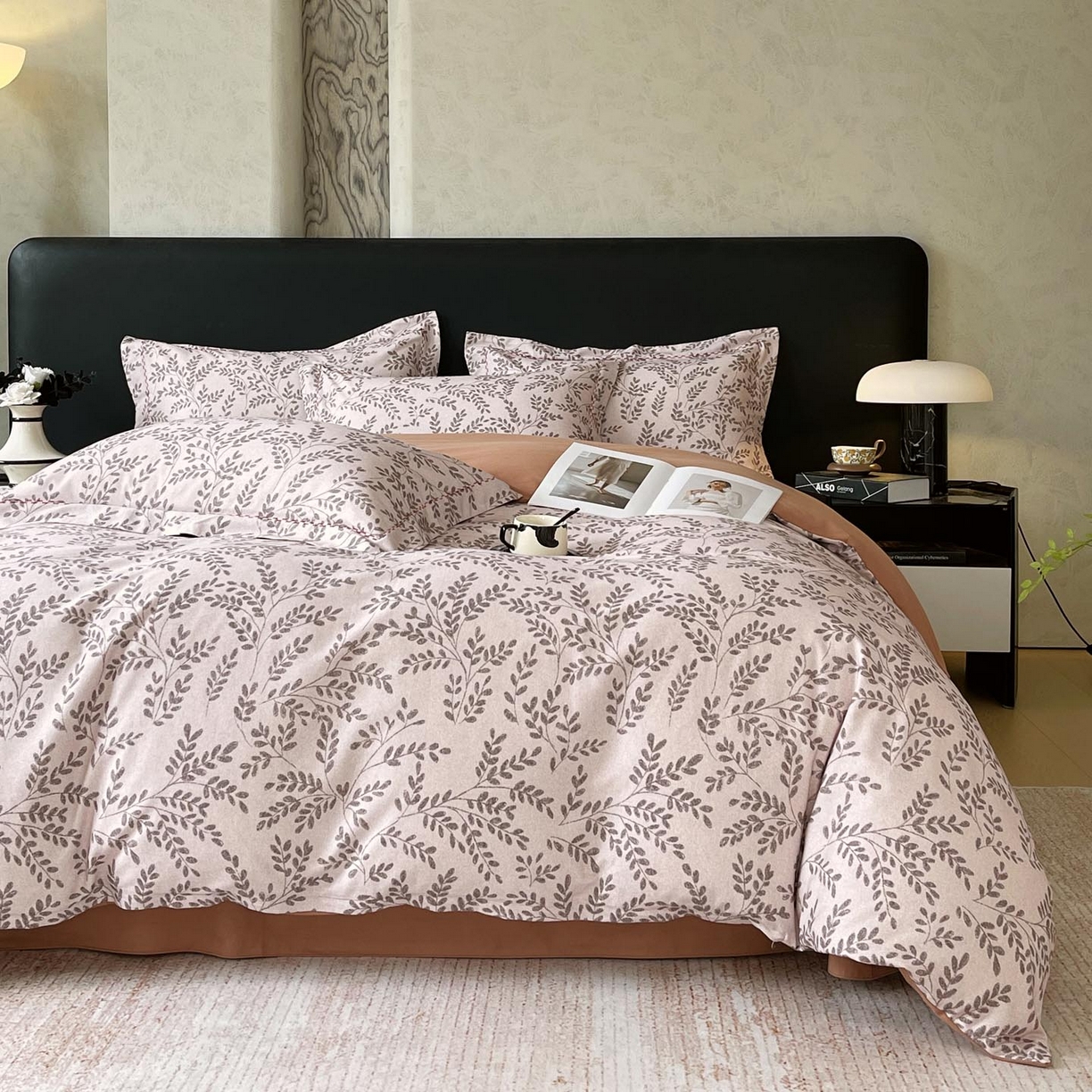 91家纺网 家纺一手货源 找家纺 麦田家纺 2025新款疆大白全棉纯棉加厚生态磨毛四件套 蔓舒