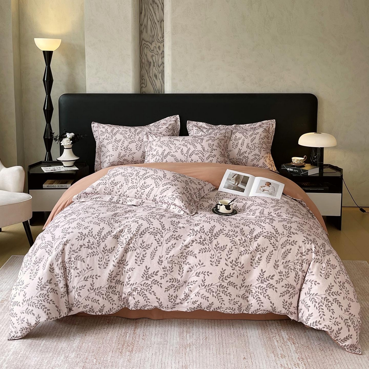 91家纺网 家纺一手货源 找家纺 麦田家纺 2025新款疆大白全棉纯棉加厚生态磨毛四件套 蔓舒