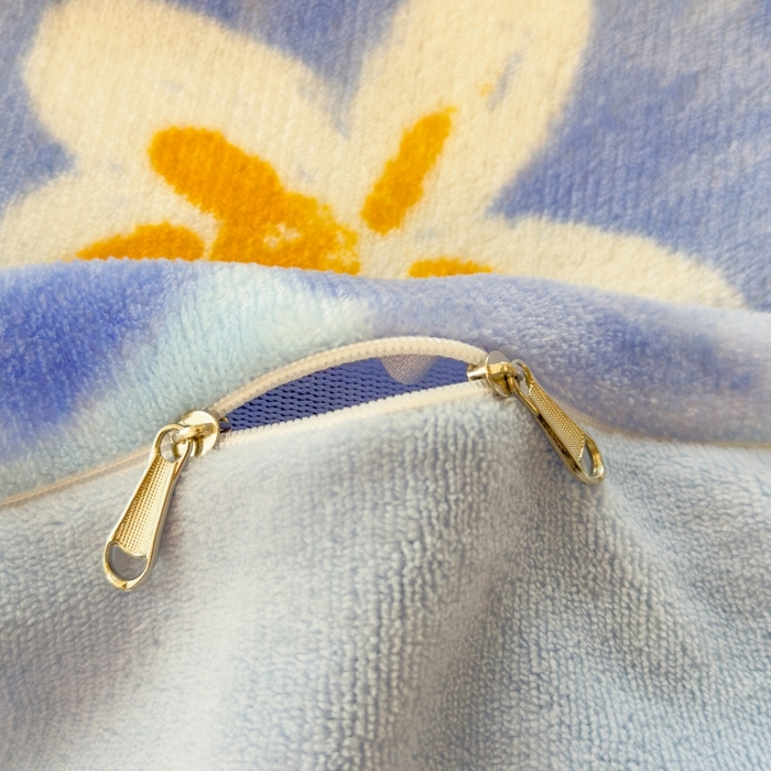 91家纺网 家纺一手货源 找家纺 丝羽坊 2025新款200克加厚小清新牛奶绒床单款 床笠款四件套 被套 梦幻花朵